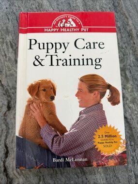 Happy Healthy Pet Puppy Care & Training - Puppy Care Book (White/Red)